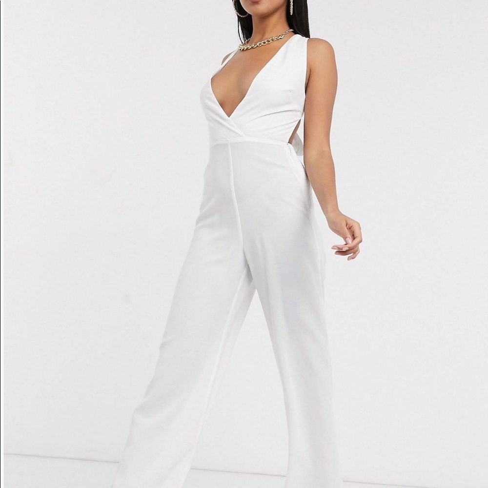 BRAND NEW Asos x fashion union jumpsuit in white